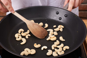 cashewnoten roosteren