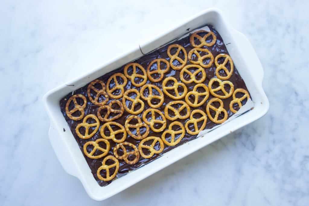 pretzel brownies